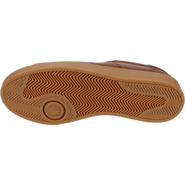 交換送料片道無料 フレッドペリー FRED PERRY スニーカー スペンサー レザー SPENCER LEATHER B4334 448 TAN タン_4