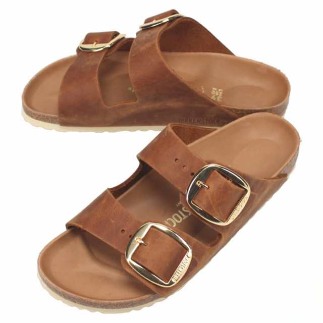 交換送料片道無料 ビルケンシュトック BIRKENSTOCK サンダル アリゾナ ビッグ バックル Arizona Big Buckle コニャック 1011073 ナロー幅