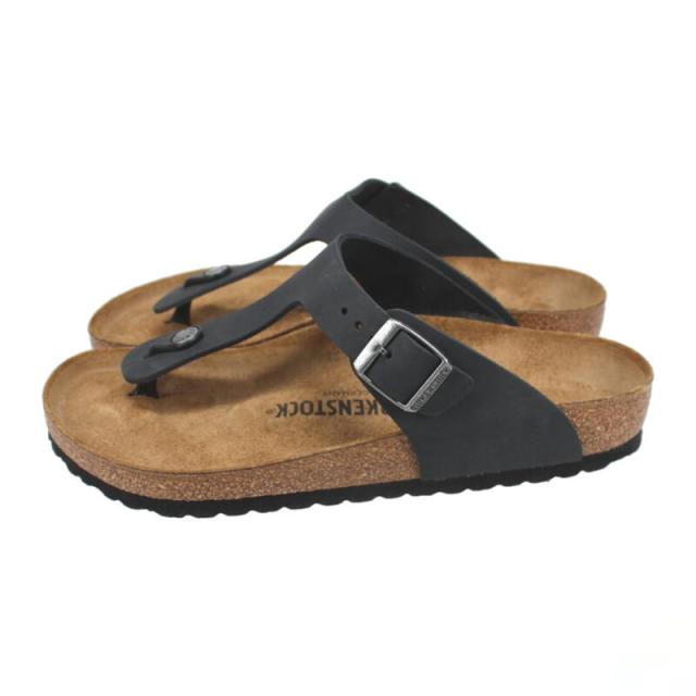 交換送料片道無料 ビルケンシュトック BIRKENSTOCK サンダル ギゼ Gizeh ブラック 0845251 レギュラー幅