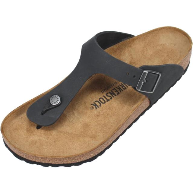 交換送料片道無料 ビルケンシュトック BIRKENSTOCK サンダル ギゼ Gizeh ブラック 0845251 レギュラー幅