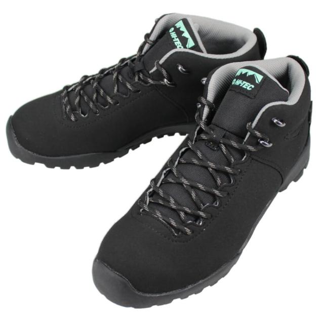 交換送料片道無料 ハイテック HI-TEC スニーカー アオラギ クラシック ウォータープルーフ AORAKI CLASSIC WP HT HKU13 ブラック/ブラック 53143686