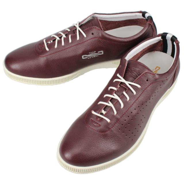 交換送料片道無料 トップセブン TOP SEVEN スニーカー T7-At260 バーガンディー