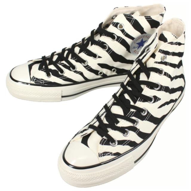 交換送料片道無料 コンバース CONVERSE スニーカー オールスター US ゼブラ ハイ ALL STAR US ZEBRA HI WHITE ホワイト 1SD852