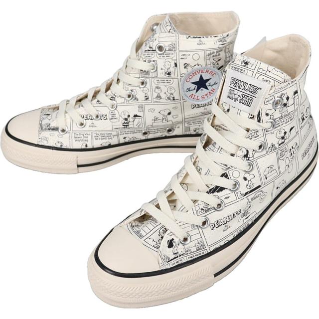 コンバース CONVERSE スニーカー オールスター R ピーナッツ CP HI ALL STAR R PEANUTS CP HI オフホワイト OFF.WHT 1SD795