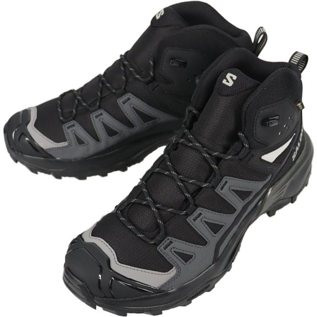 サロモン salomon ハイキングシューズ X ULTRA 360 MID GTX ブラック/マグネット/ピューター 474476