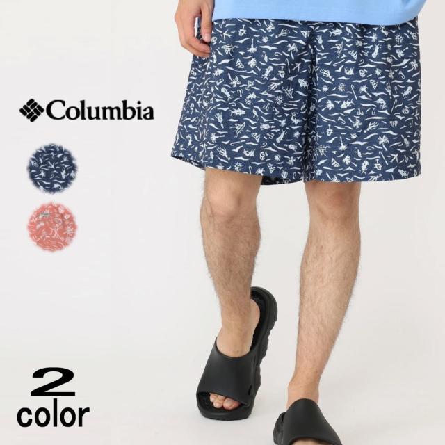コロンビア Columbia スーパー バックキャスト ウォーター ショートパンツ Super Backcast Water Short FM1107 406（ノクターナルオフショア） 644（サンダルウッドピンクカハワイ ）の通販は 5,940円