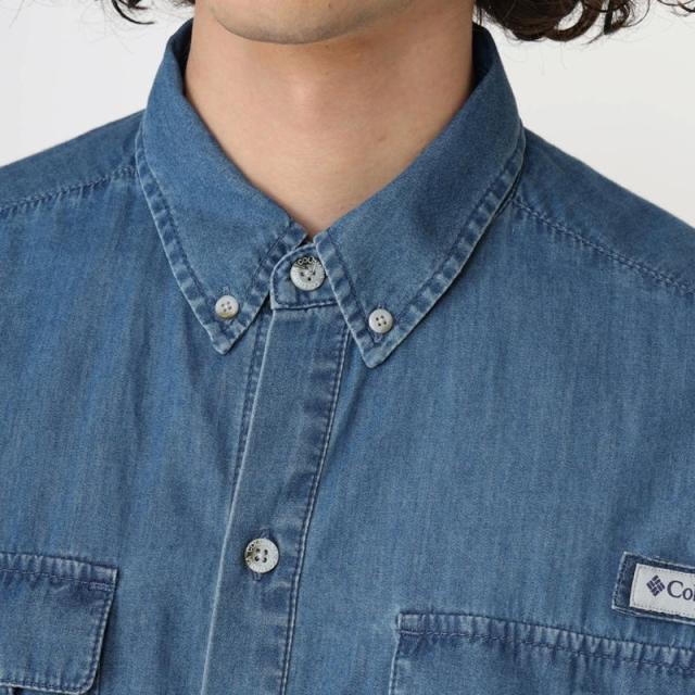 コロンビア Columbia ウェア バハマ2 デニム ショートスリーブシャツ