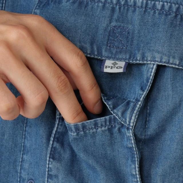 コロンビア Columbia ウェア バハマ2 デニム ショートスリーブシャツ