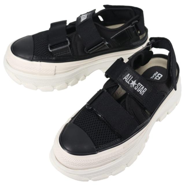 コンバース CONVERSE  オールスター R トレックウエーブ サンダル オックス ALL STAR R TREKWAVE SANDAL OX ブラック 1SD841の通販は