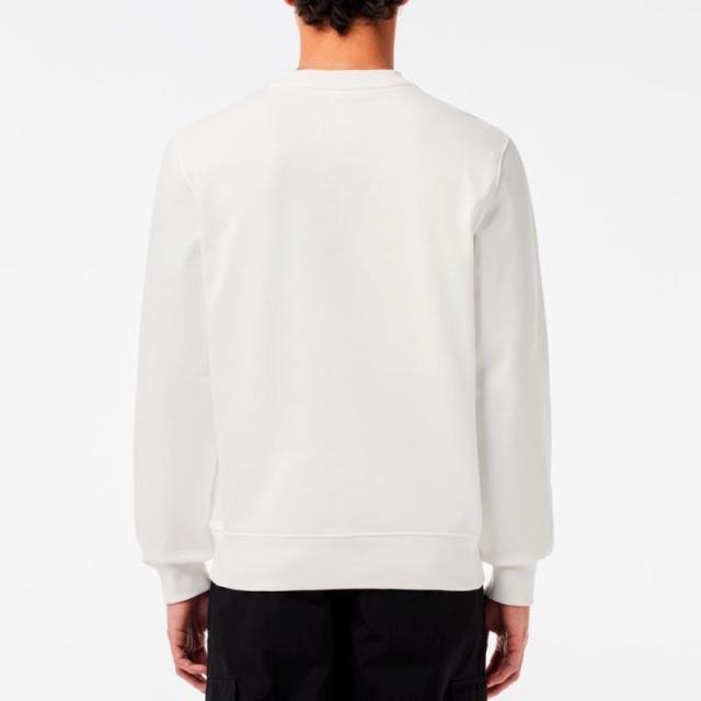 ラコステ LACOSTE フロッキー カレッジロゴ クルーネック スウェット SH7420-99 70V（ホワイト）HDE（ネイビー）IY4（エメラルドブルー）_5