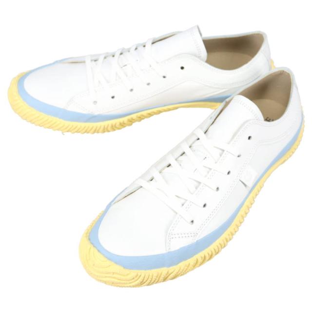 交換・返品 初回時送料無料（沖縄県を除く）スピングル SPINGLE スニーカー SP-110 ホワイト/イエロー WHITE/YELLOW 87