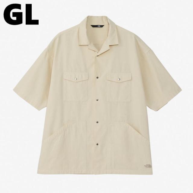 ノースフェイス THE NORTH FACE ショートスリーブユーティリティシャツ S/S Utility Shirt NR22431 K（ブラック） GL（グラベル）_2