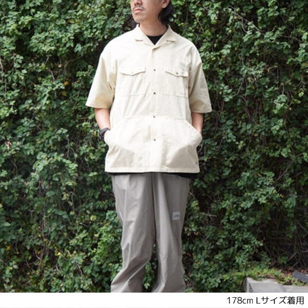 ノースフェイス THE NORTH FACE ショートスリーブユーティリティシャツ S/S Utility Shirt NR22431 K（ブラック） GL（グラベル）_8