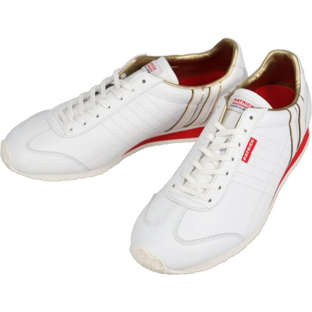 交換返品送料無料 パトリック スニーカー パミール 椿 PAMIR 椿 ホワイト WHT 724520