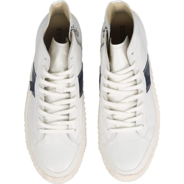 SPINGLE スピングル スニーカー SP-443 ホワイト/ネイビー 67 の通販は