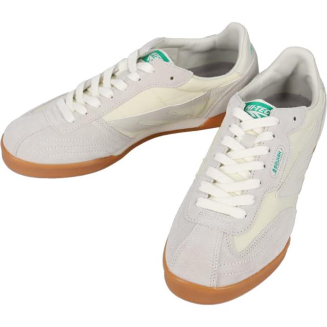 ハイテック HI-TEC スニーカー スカッシュ オリジナル SQUASH ORIGINAL ホワイト/グリーン  53240441