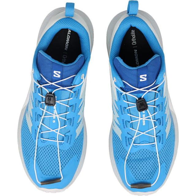 サロモン salomon メンズ トレイルランニングシューズ センス ライド 5 SENSE RIDE 5 イビザブルー/ラピスブルー/ホワイト 473118 アウトドア サロモン salomon メンズ トレイルランニングシューズ センス ライド 5