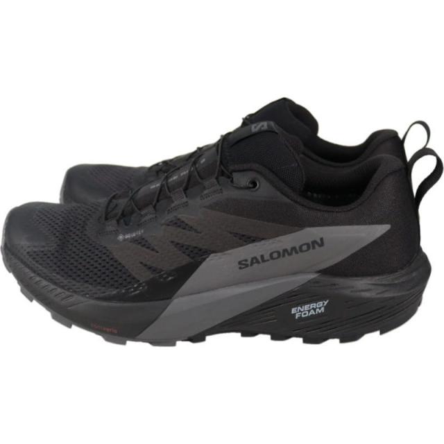 サロモン salomon メンズ トレイルランニングシューズ センス ライド 5 ゴアテックス SENSE RIDE 5 GORE-TEX ブラック/マグネット/ブラック 471472 アウトドア｜詳細画像