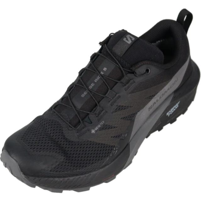 サロモン salomon メンズ トレイルランニングシューズ センス ライド 5 ゴアテックス SENSE RIDE 5 GORE-TEX ブラック/マグネット/ブラック 471472 アウトドア｜詳細画像