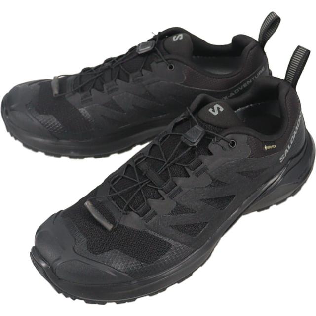 サロモン salomon トレイルランニングシューズ X-ADVENTURE GORE-TEX ブラック/ブラック/ブラック 473211の通販は