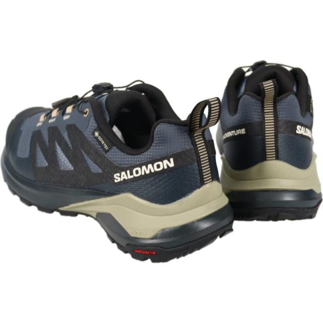 サロモン salomon トレイルランニングシューズ X-ADVENTURE GORE-TEX グリザイユ/ブラック/スレートグリーン 475260の通販は