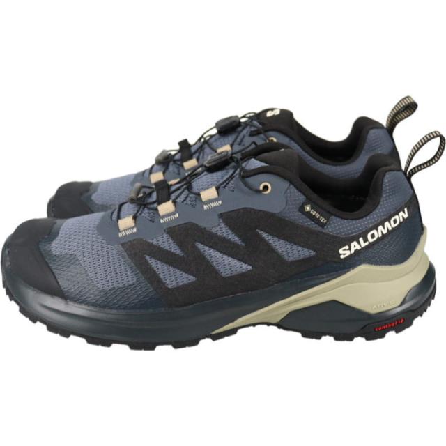 サロモン salomon トレイルランニングシューズ X-ADVENTURE GORE-TEX グリザイユ/ブラック/スレートグリーン 475260の通販は