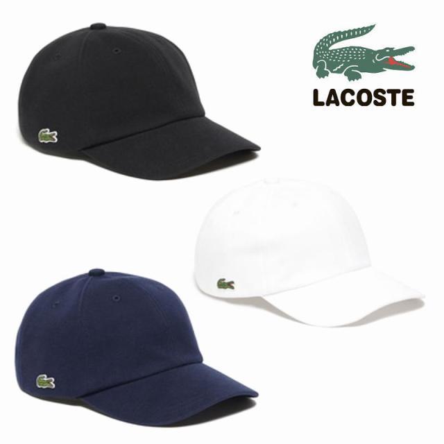 ラコステ LACOSTE 帽子 L.12.12 キャップ RK014J-99 001(ホワイト) 031(ノアール) 166(マリン)