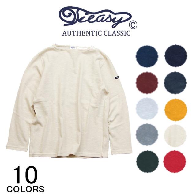 Tieasy ティージー HDCS ボートネック バスク シャツ HDCS BOATNECK BASQUE SHIRT te001