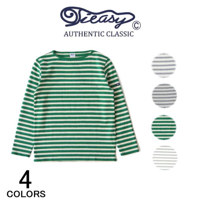 Tieasy ティージー HDCS ボートネック ボーダー バスク シャツ HDCS BOATNECK BORDER BASQUE SHIRT  te001bd
