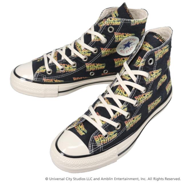 コンバース CONVERSE スニーカー オールスター US LG HI /バック・トゥ・ザ・フューチャー ALL STAR US LG HI / BACK TO THE FUTURE ブラック BLACK 1SE153