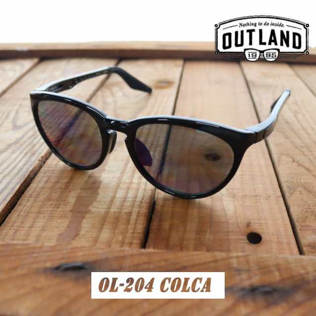 アウトランド OUT LAND サングラス コルカ COLCA OL-204 BK ブラック