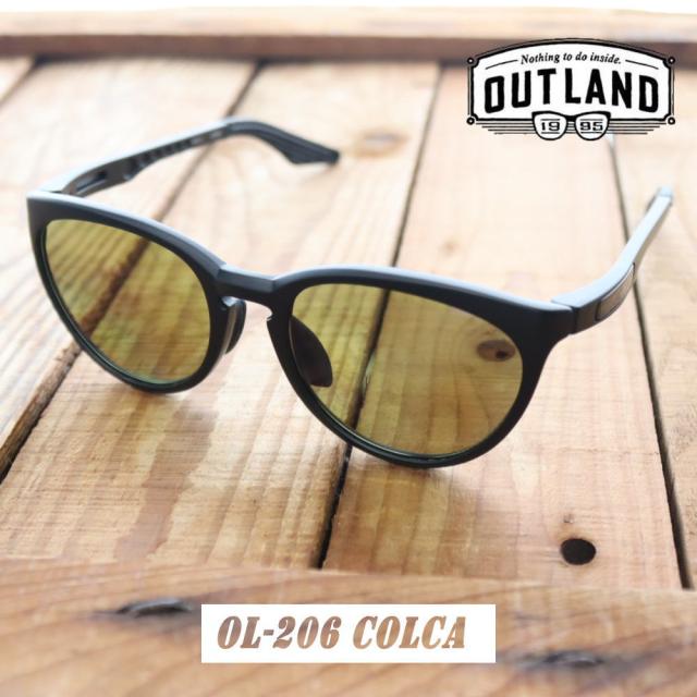 アウトランド OUT LAND サングラス コルカ COLCA OL-206 MBK マットブラック