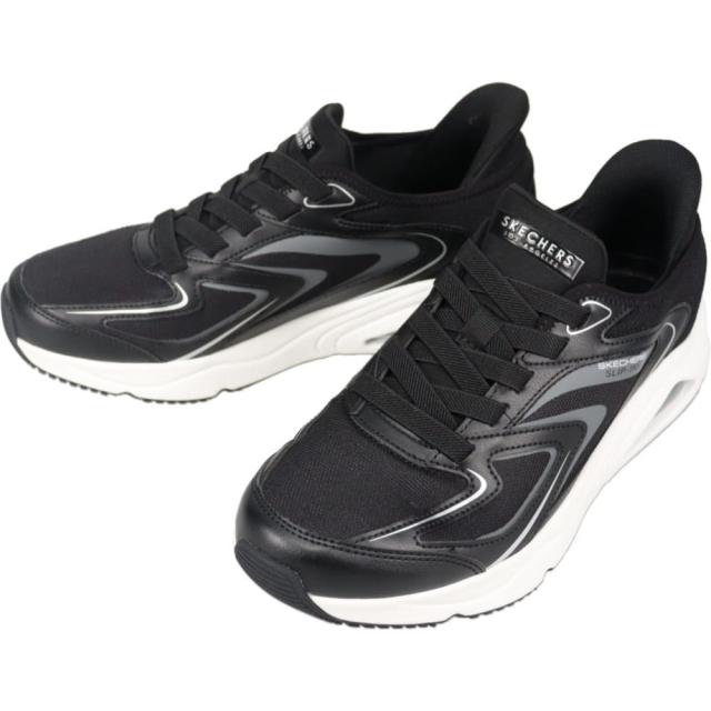 スケッチャーズ SKECHERS スニーカー スリップインズ トレス エア ウノ ビジョン エアリー TRES AIR UNO VISION AIRY ブラック 183083 BLK