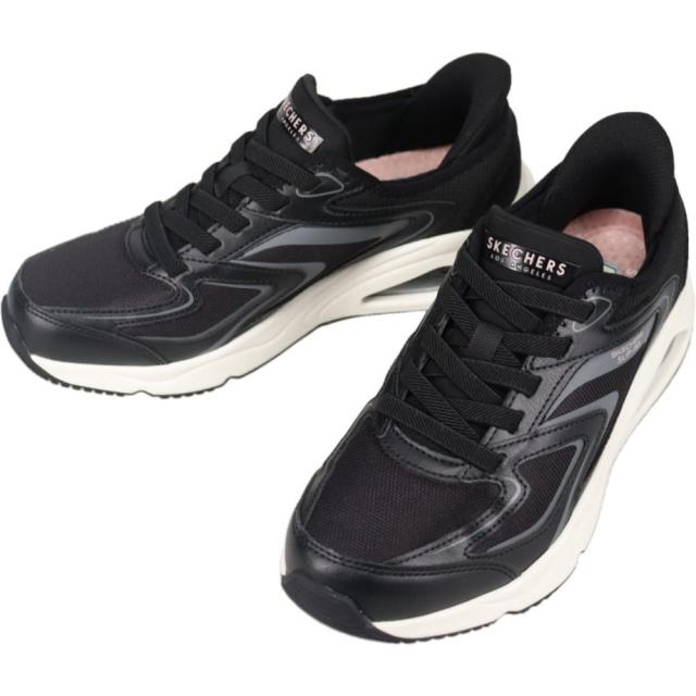 スケッチャーズ SKECHERS スニーカー スリップインズ トレスエア ウノ イージーグライド TRES AIR UNO EZ GLIDE ブラック BLK 177408