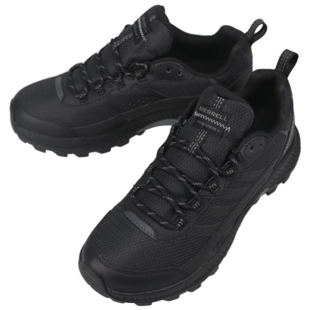メレル MERRELL スニーカー SPEED STRIKE 2 WP スピード ストライク 2 ウォータープルーフ メンズ  ブラック BLACK J037841