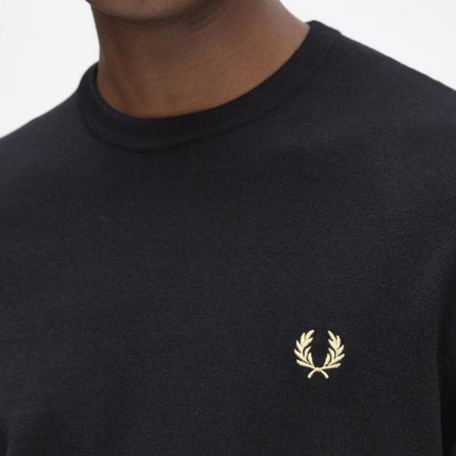 フレッドペリー FRED PERRY クラシック クルー ネック ジャンパー Classic Crew Neck Jumper K9601 198(BLACK) 795(NAVY) R85(DARKGREY) X23(PORRIDGEMARL)_5