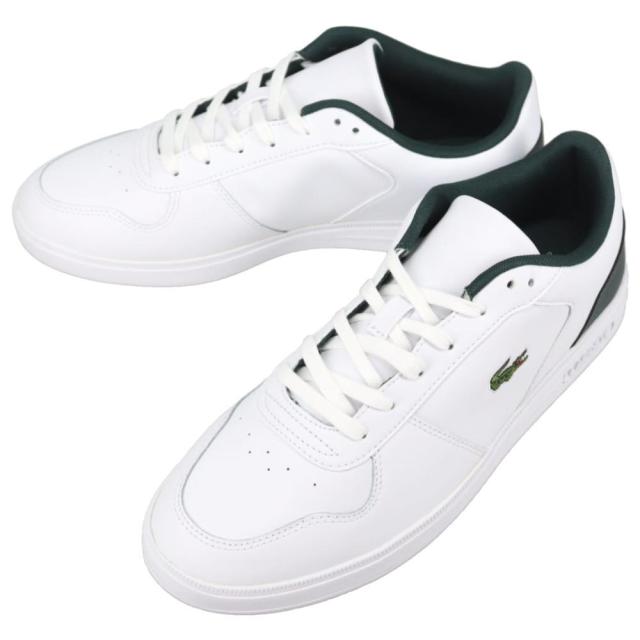 ラコステ LACOSTE ティー ベース T-BASE 224 1 SMA 48SMA0114 1R5 ホワイト/ダークグリーン