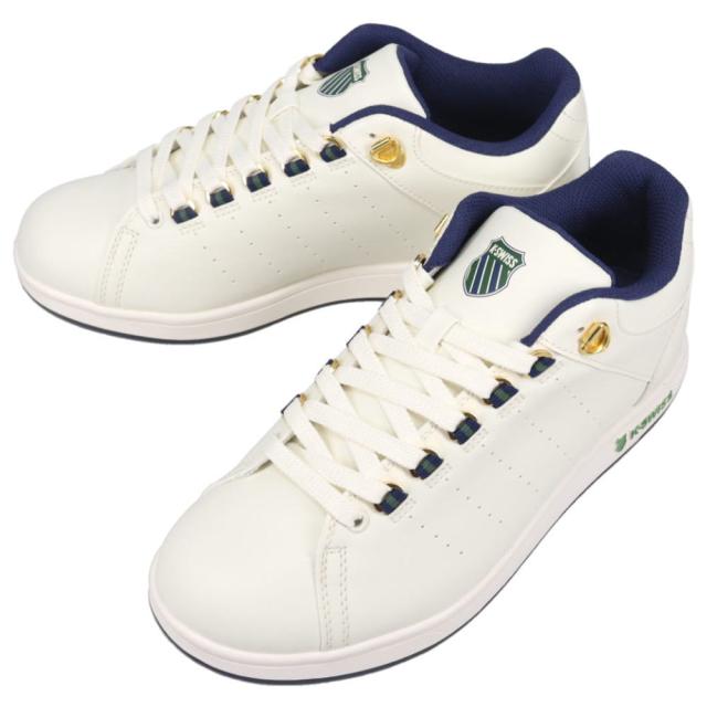 ケースイス K・SWISS スニーカー KS 100 オフホワイト/グリーン OWH/GR 2KSU-100