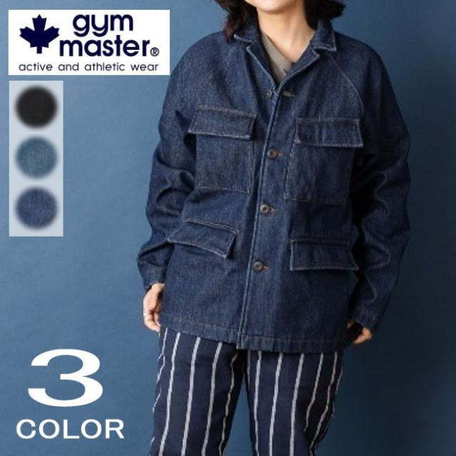 ジムマスター gym master ボンディングカツラギフラップポケットJKT G421786 05(ブラック) 56（ダークインディゴブルー） 58（ワンウォッシュ ）