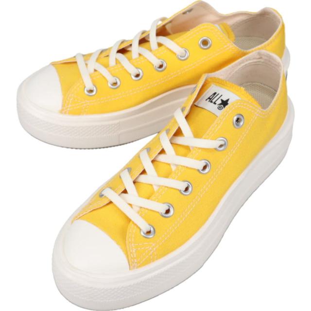 コンバース CONVERSE スニーカー オールスター ライト PLTS 2 OX  ALL STAR LIGHT PLTS 2 OX イエロー YELLOW 1SE141