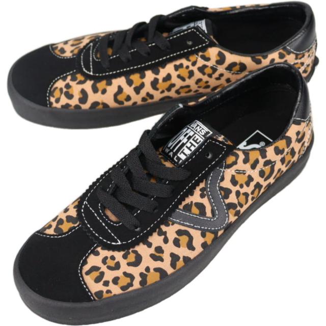 ヴァンズ VANS スニーカー スポーツ ロー SPROT LOW レオパードブラック VN000CTDBLK