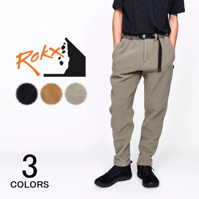 ロックス ROKX クラシック200フリースパンツ CLASSIC 200 FLEECE PANT RXMF191076 ブラック オーカー モス