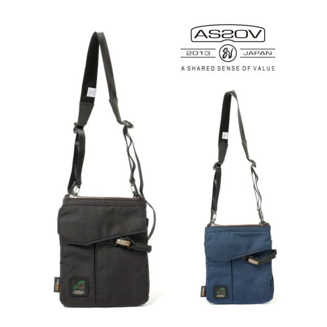 アッソブ AS2OV スタンダード シリーズ サコッシュ STANDARD SERIES SACOCHE  152319 BLACK（10） NAVY（75）