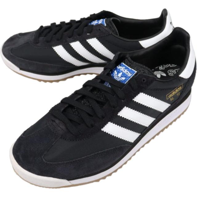 アディダス adidas スニーカー SL 72 RS コアブラック/フットウェアホワイト/ブルー JI1282