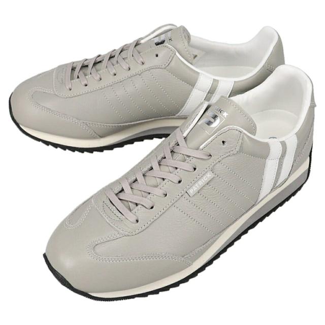 交換・返品 初回時送料無料（沖縄県を除く）パトリック PATRICK スニーカー マーシュ・レザー MARSH-LE グレー GRY 506804