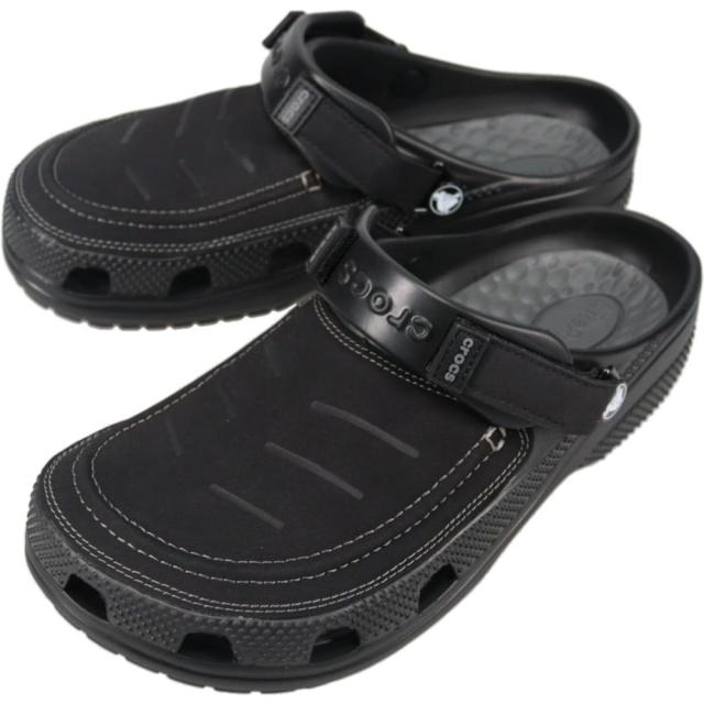 クロックス crocs サンダル クラシック ユーコン ヴィスタ 2 ライトライド クロッグ CLASSIC YUKON VISTA 2 LITERIDE CLOG ブラック/ストレートグレー 207689-0DD