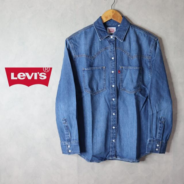 リーバイス Levi's テオドラ ウエスタンシャツ Teodora Western Shirt ミディアムウォッシュ Medium Wash  A72440052