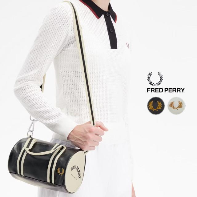 フレッドペリー FRED PERRY クラシック ミニ バレル バッグ Classic Mini Barrel Bag L9256 D57 V11