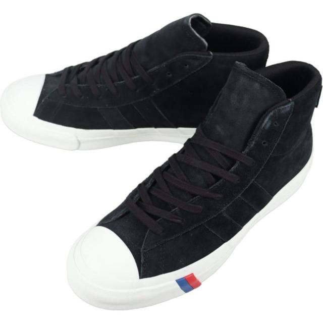 プロケッズ PRO-keds スニーカー ロイヤル プラス スエード ハイ ウォータープルーフ  PLUS SUEDE HI WP ブラック PN1121WP