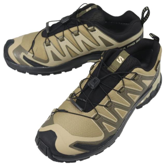 サロモン salomon トレイルランニングシューズ エックスエー プロ 3D V9 ゴアテックス XA PRO 3D V9 GTX ドライドハード/ブラック/オリーブナイト 472704